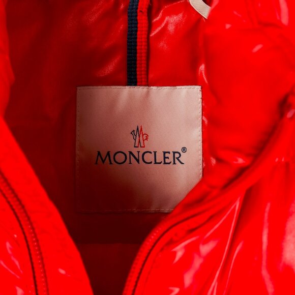 Moncler Petichet Red Stripe Bomber Down-Fill Puffer Jacket - Picture 10 of 15